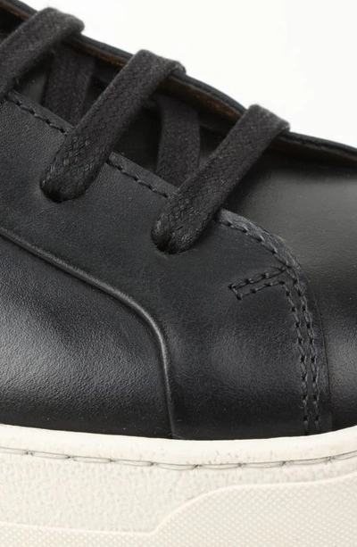 Shop Bruno Magli Dante Oxford Sneaker In Black Calf