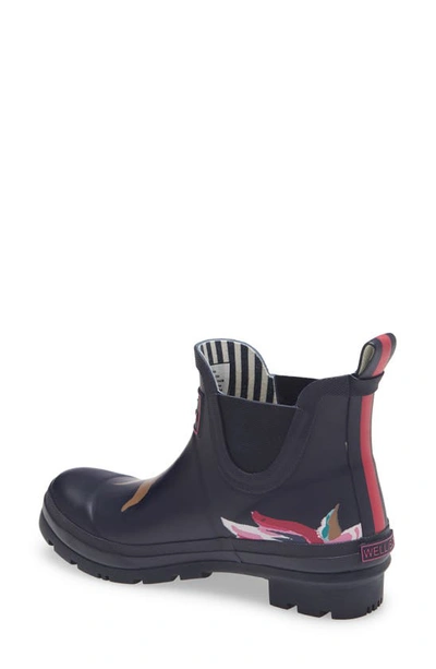 Joules Wellibob Short Rain Boot In Navaloflrl