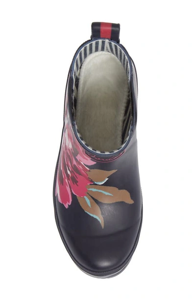 Joules Wellibob Short Rain Boot In Navaloflrl