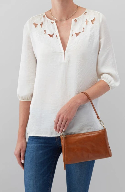 Hobo Darcy Convertible Leather Crossbody Bag In Truffle