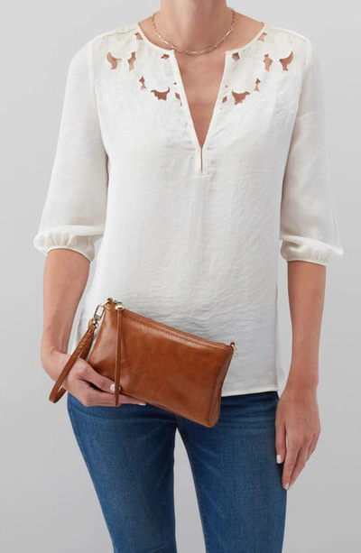 Hobo Darcy Convertible Leather Crossbody Bag In Truffle