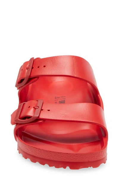 Shop Birkenstock Essentials Arizona Waterproof Slide Sandal In Active Red
