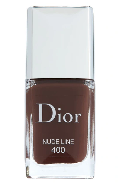 Shop Dior Vernis Gel Shine & Long Wear Nail Lacquer In 400 Nude Line