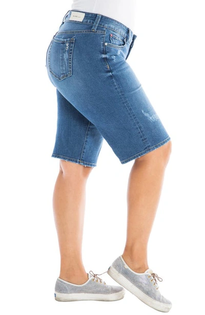Slink Jeans Denim Bermuda Shorts In Frances