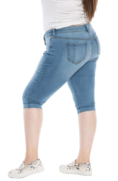 Slink Jeans New Pirate Capri Jeans In Lea