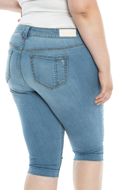 Slink Jeans New Pirate Capri Jeans In Lea
