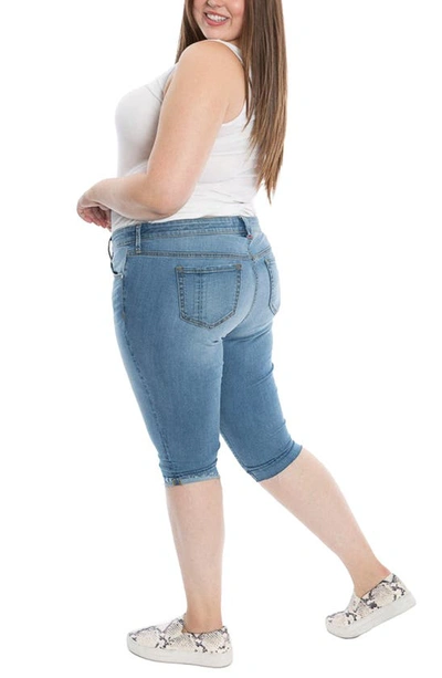 Slink Jeans New Pirate Capri Jeans In Lea