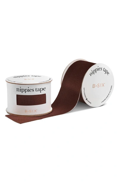 Shop Bristols 6 Breast Tape In Dark Brown