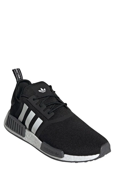 Shop Adidas Originals Nmd R1 Primeblue Sneaker In Core Black/ White/ Grey