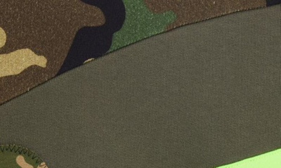 Dolce & Gabbana Logo-plaque Camouflage-print Sweatshirt In Green Multicolor