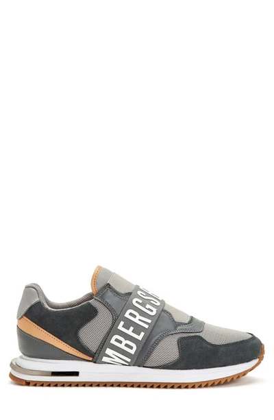 Shop Bikkembergs Haled Slip-on Sneaker In Steel Grey