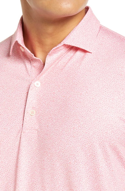 Shop Johnnie-o Lenox Performance Polo In Pink Sands