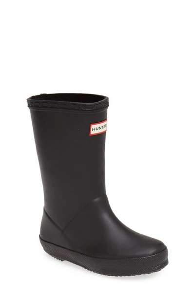 Shop Hunter First Classic Waterproof Rain Boot In Black