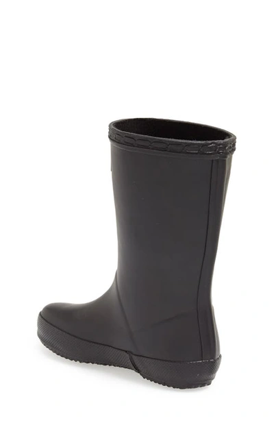 Shop Hunter First Classic Waterproof Rain Boot In Black