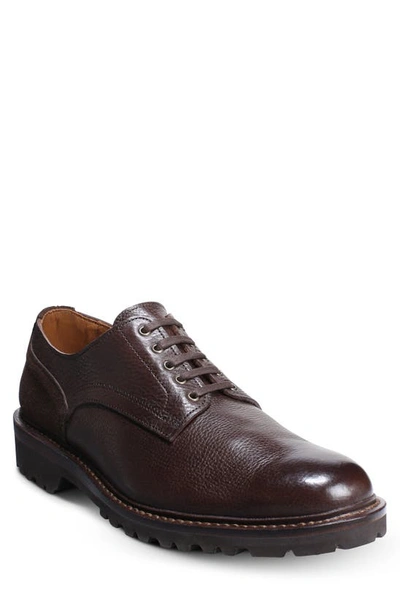 Shop Allen Edmonds Discovery Derby In Brown Leather