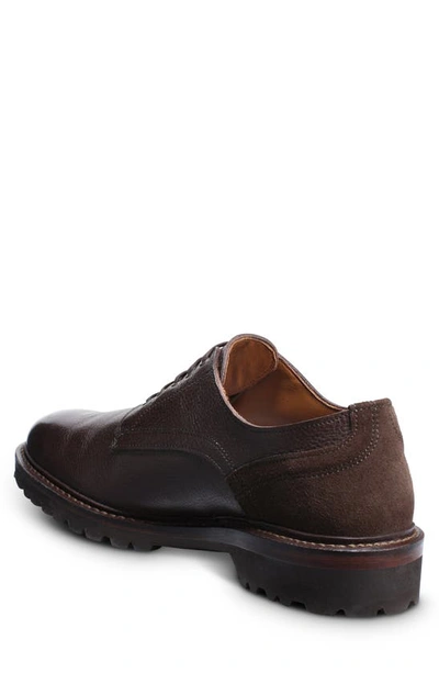 Shop Allen Edmonds Discovery Derby In Brown Leather