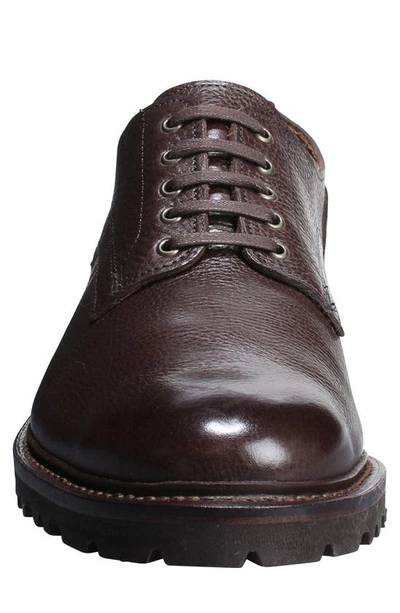 Shop Allen Edmonds Discovery Derby In Brown Leather