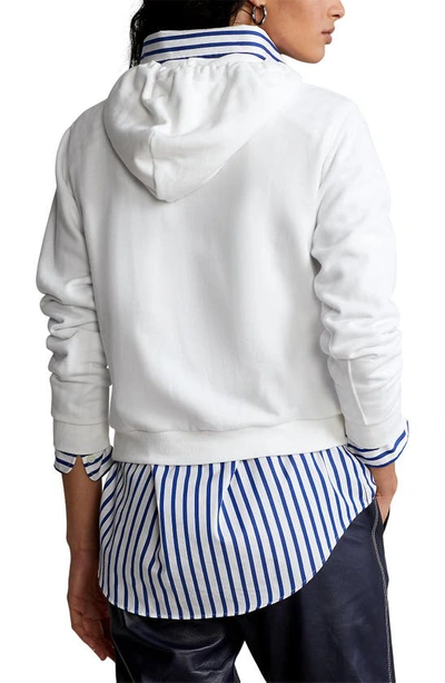 Shop Polo Ralph Lauren Wdpo Shrk Fl-long Sleeve In White