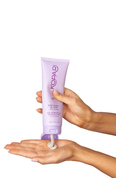 Kopari Kp Body Bumps Be Gone With 10% Aha, Volcanic Sand, Coconut Shells & Green Tea Extract 8.45 oz/ 250 M