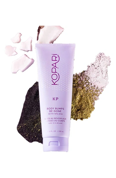 Kopari Kp Body Bumps Be Gone With 10% Aha, Volcanic Sand, Coconut Shells & Green Tea Extract 8.45 oz/ 250 M