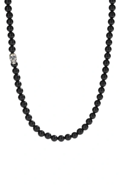 Shop Degs & Sal Onyx Bead Necklace In Black