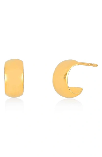 Ef Collection Bubble Huggie Hoop Earrings In 14k Yellow Gold