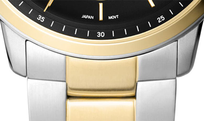 Shop Fossil Neutra Moonphase Bracelet Watch, 42mm In Two-tone