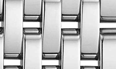 Shop Michele Sidney Classic 14mm Pavé Diamond Watchband In Silver/ Gold