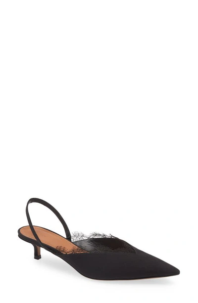 Shop Neous Irena Slingback Pump In Black/ Black