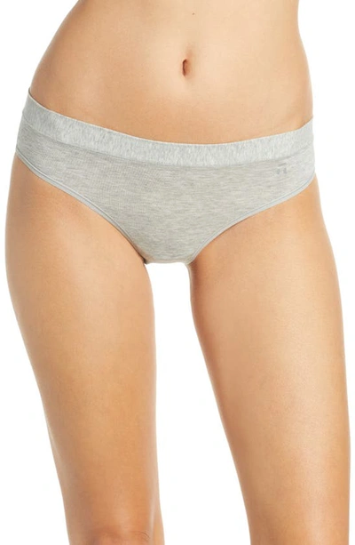 Tommy John S Cool Cotton Cheeky Panties In Heather Grey