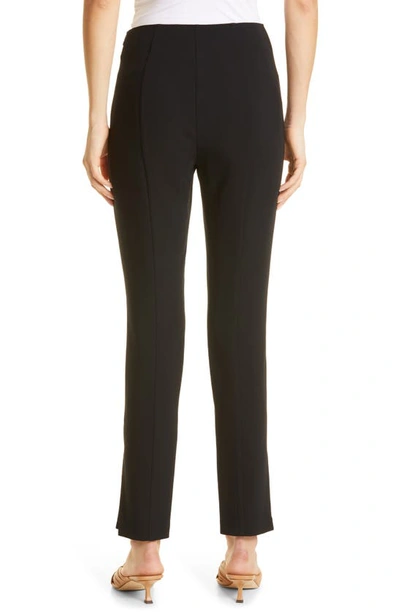 Cinq À Sept Brianne Slit-leg Trousers In Black