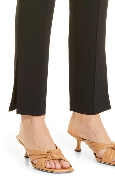 Cinq À Sept Brianne Slit-leg Trousers In Black