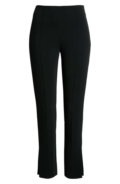 Cinq À Sept Brianne Slit-leg Trousers In Black