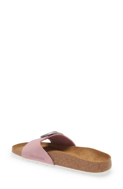 Shop Birkenstock Madrid Big Buckle Slide Sandal In Orchid