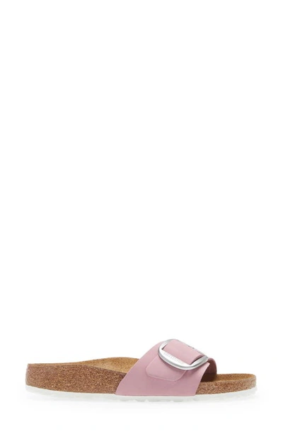 Shop Birkenstock Madrid Big Buckle Slide Sandal In Orchid