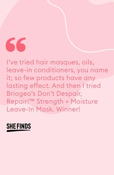 Briogeo Don't Despair, Repair!&trade; Strength + Moisture Leave-in Spray Hair Mask 4 oz/ 118 ml