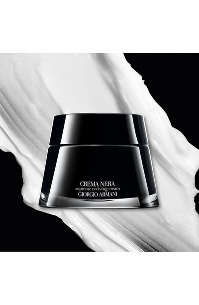 Shop Giorgio Armani Crema Nera Supreme Reviving Anti-aging Face Cream
