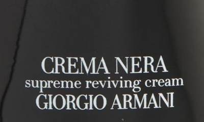 Shop Giorgio Armani Crema Nera Supreme Reviving Anti-aging Face Cream