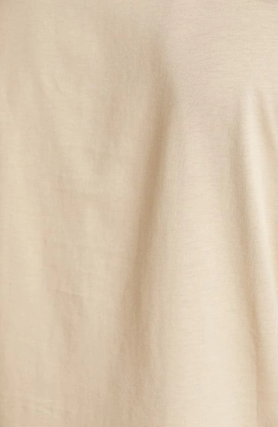 Shop Ami Alexandre Mattiussi Ami De Coeur Embroidered Organic Cotton T-shirt In Beige