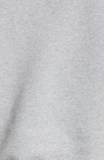 Shop Ami Alexandre Mattiussi Ami De Coeur Embroidered Organic Cotton T-shirt In Heather Grey
