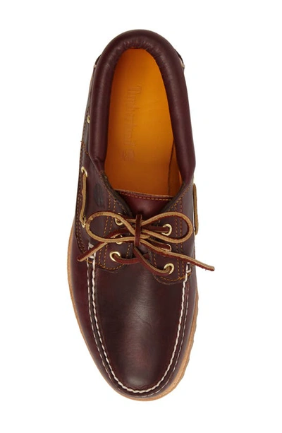 Shop Timberland Authentic Boat Shoe In Rootbeer Leather