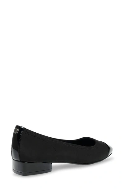 Shop Anne Klein Carlie Flat In Black