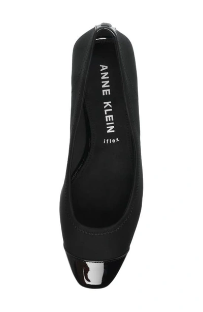 Shop Anne Klein Carlie Flat In Black