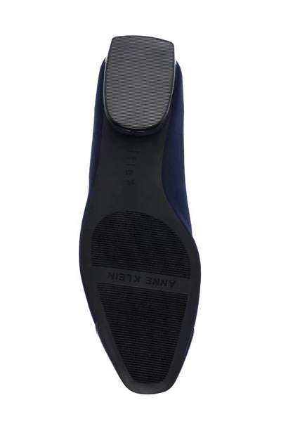 Shop Anne Klein Carlie Flat In Navy