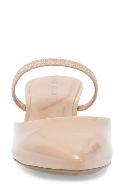 Shop Anne Klein Iella Convertible Strap Slingback In Nude Patent