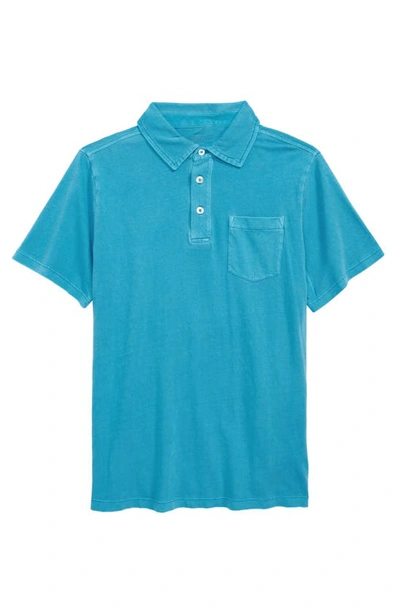 Shop Vineyard Vines Sun Washed Polo In Island Blue