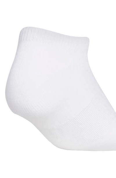 Shop Adidas Originals Originals 6-pack Trefoil Logo No-show Socks In White