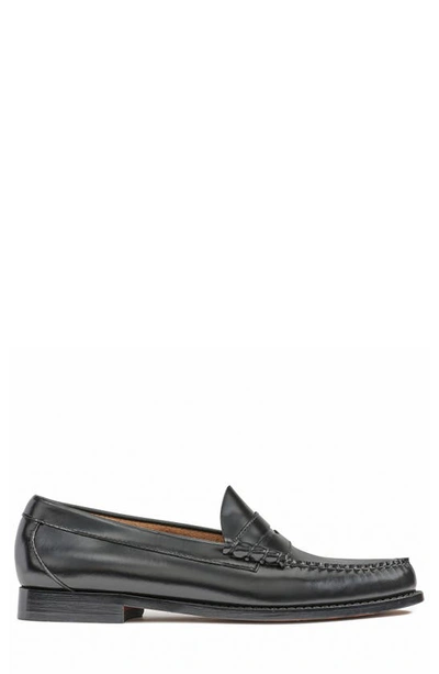 G.h. Bass & Co. Larson Leather Penny Loafer In Black