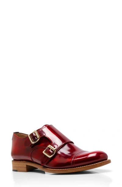 Shop The Office Of Angela Scott Mr. Colin Double Monk Strap Shoe In Scarlett