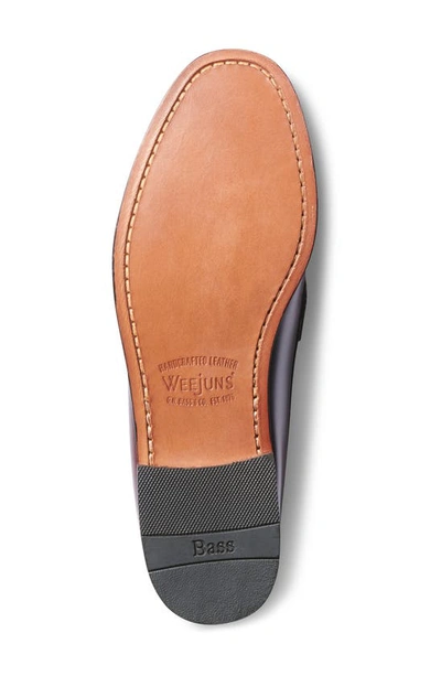 G.h. Bass & Co. Logan Leather Penny Loafer In Wine